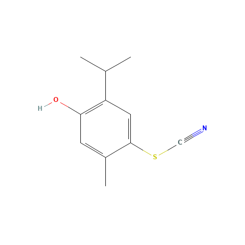 (4-hydroxy-2-methyl-5-propan-2-ylphenyl) thiocyanate (CAS: 6074-31-3) - Related Chemical Product