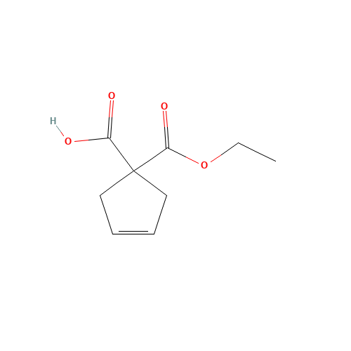 1-ethoxycarbonylcyclopent-3-ene-1-carboxylic acid (CAS: 76910-08-2) - Related Chemical Product