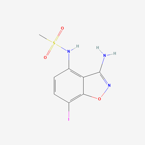 N-(3-amino-7-iodo-1,2-benzoxazol-4-yl)methanesulfonamide (CAS: 1428882-20-5) - Related Chemical Product
