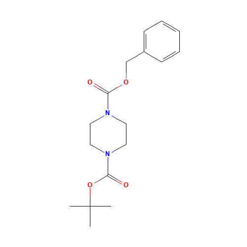 1-O-benzyl 4-O-tert-butyl piperazine-1,4-dicarboxylate (CAS: 121370-60-3) - Related Chemical Product