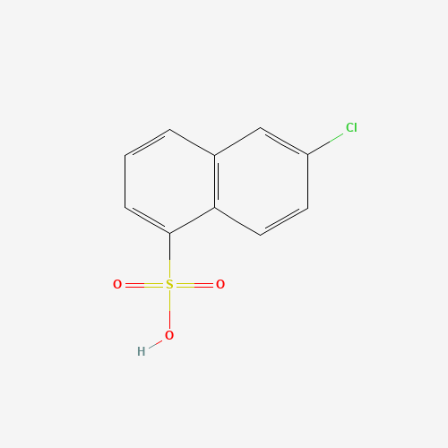 6-chloronaphthalene-1-sulfonic acid (CAS: 102878-12-6) - Chemical Structure and Molecular Formula 