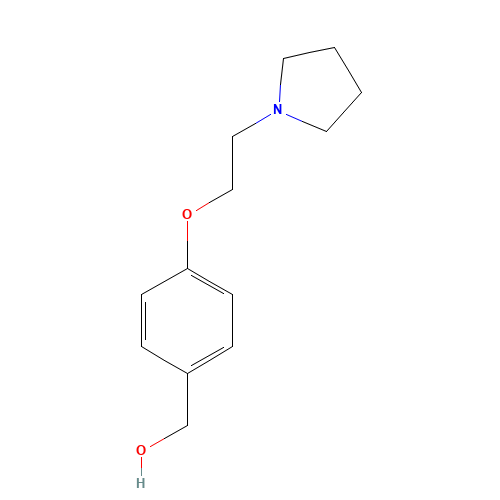 [4-(2-pyrrolidin-1-ylethoxy)phenyl]methanol (CAS: 262425-92-3) - Related Chemical Product