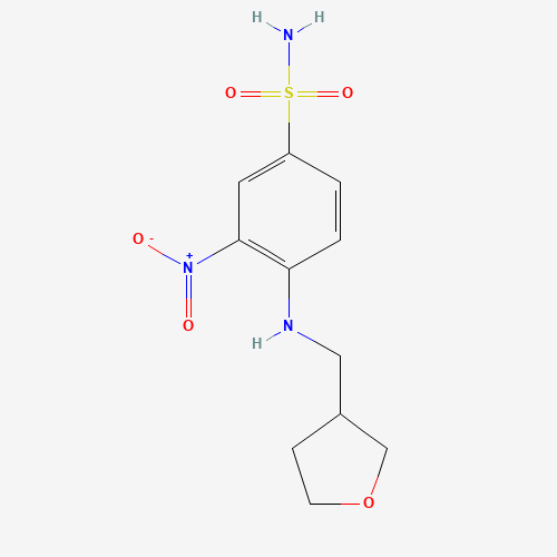 3-nitro-4-(oxolan-3-ylmethylamino)benzenesulfonamide (CAS: 1228875-95-3) - Related Chemical Product