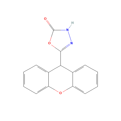 5-(9H-xanthen-9-yl)-3H-1,3,4-oxadiazol-2-one (CAS: 87836-73-5) - Related Chemical Product