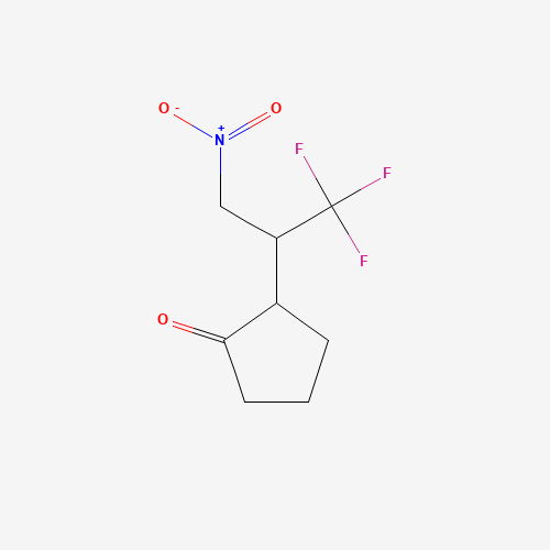2-(1,1,1-trifluoro-3-nitropropan-2-yl)cyclopentan-1-one (CAS: 112091-99-3) - Related Chemical Product