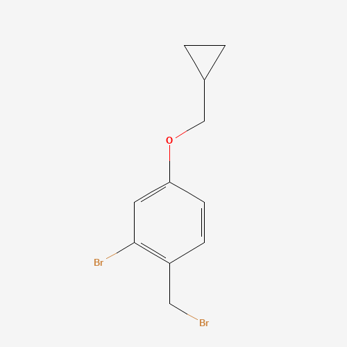 2-bromo-1-(bromomethyl)-4-(cyclopropylmethoxy)benzene (CAS: 1393469-76-5) - Related Chemical Product