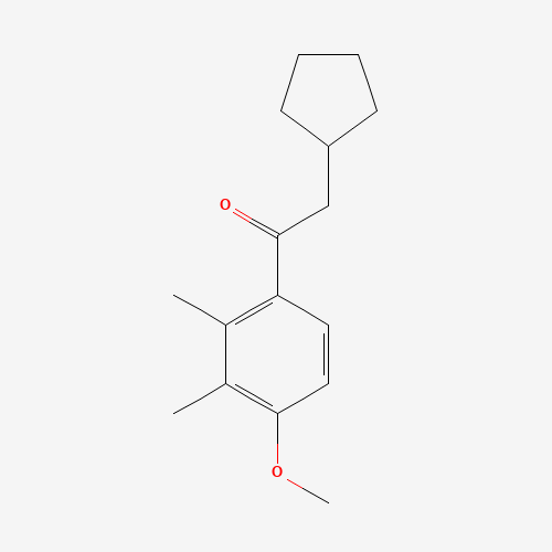 2-cyclopentyl-1-(4-methoxy-2,3-dimethylphenyl)ethanone (CAS: 41715-81-5) - Related Chemical Product