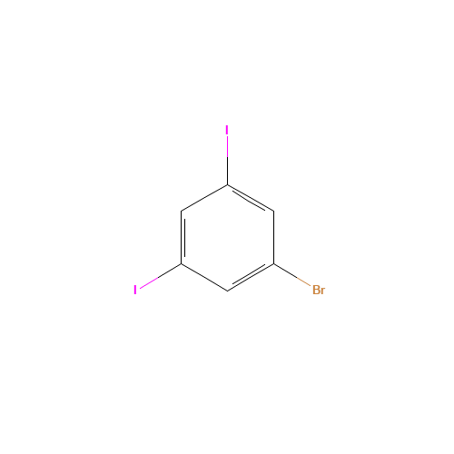 1-bromo-3,5-diiodobenzene (CAS: 149428-64-8) - Chemical Structure and Molecular Formula 