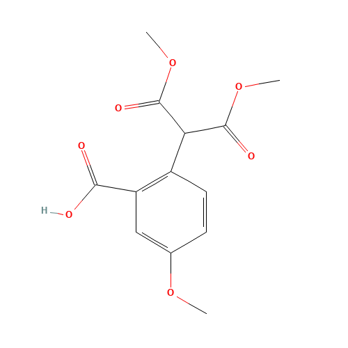 2-(1,3-dimethoxy-1,3-dioxopropan-2-yl)-5-methoxybenzoic acid (CAS: 1370606-52-2) - Related Chemical Product
