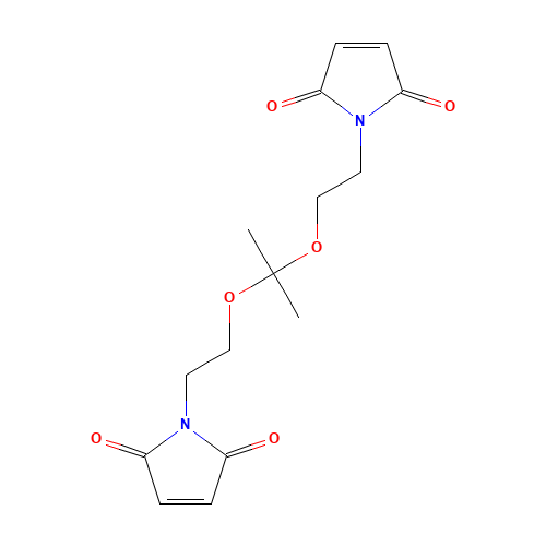 1-[2-[2-[2-(2,5-dioxopyrrol-1-yl)ethoxy]propan-2-yloxy]ethyl]pyrrole-2,5-dione (CAS: 118377-62-1) - Related Chemical Product