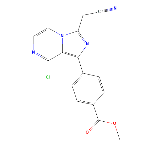methyl 4-[8-chloro-3-(cyanomethyl)imidazo[1,5-a]pyrazin-1-yl]benzoate (CAS: 1620564-43-3) - Related Chemical Product