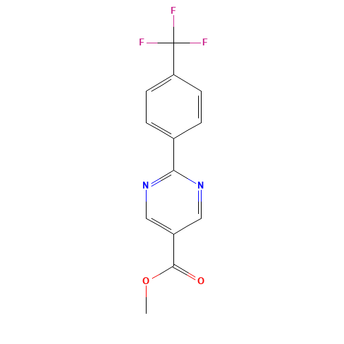 methyl 2-[4-(trifluoromethyl)phenyl]pyrimidine-5-carboxylate (CAS: 871251-66-0) - Related Chemical Product