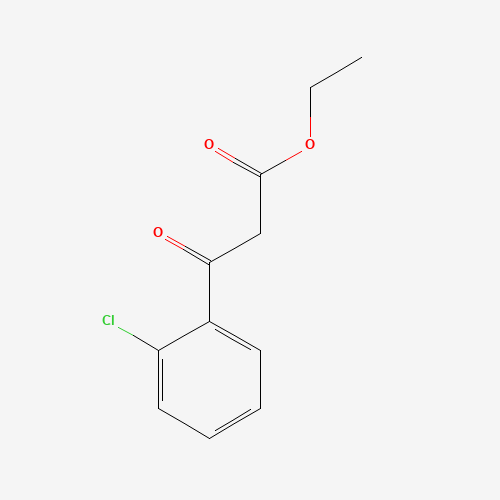 ethyl 3-(2-chlorophenyl)-3-oxopropanoate (CAS: 19112-35-7) - Chemical Structure and Molecular Formula 