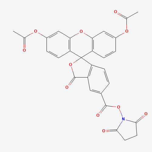 (2,5-dioxopyrrolidin-1-yl) 3',6'-diacetyloxy-3-oxospiro[2-benzofuran-1,9'-xanthene]-5-carboxylate (CAS: 150206-05-6) - Related Chemical Product
