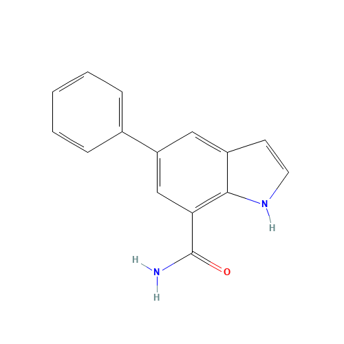 5-phenyl-1H-indole-7-carboxamide (CAS: 860625-06-5) - Related Chemical Product