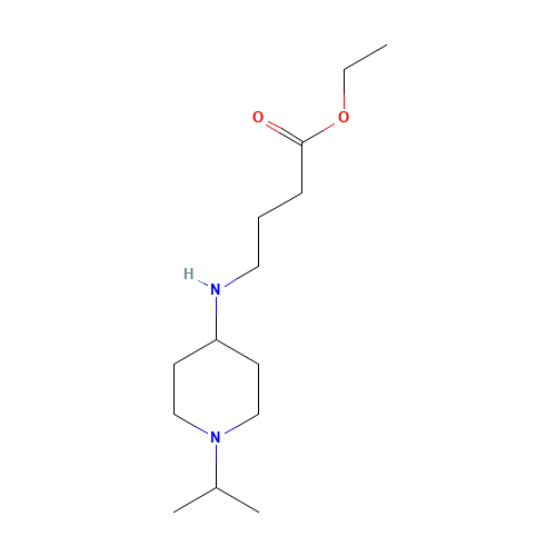 ethyl 4-[(1-propan-2-ylpiperidin-4-yl)amino]butanoate (CAS: 1346136-36-4) - Related Chemical Product