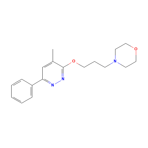 4-[3-(4-methyl-6-phenylpyridazin-3-yl)oxypropyl]morpholine (CAS: 25905-75-3) - Related Chemical Product