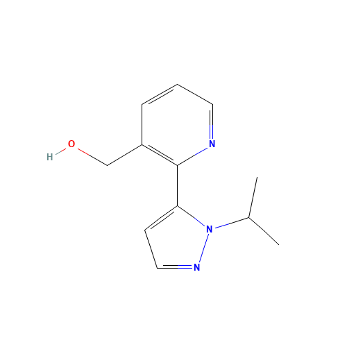[2-(2-propan-2-ylpyrazol-3-yl)pyridin-3-yl]methanol (CAS: 1446321-93-2) - Related Chemical Product