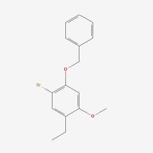 1-bromo-5-ethyl-4-methoxy-2-phenylmethoxybenzene (CAS: 749930-40-3) - Related Chemical Product