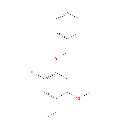 1-bromo-5-ethyl-4-methoxy-2-phenylmethoxybenzene (CAS: 749930-40-3) - Related Chemical Product
