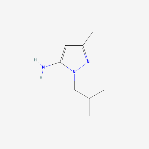 5-methyl-2-(2-methylpropyl)pyrazol-3-amine (CAS: 3524-36-5) - Related Chemical Product