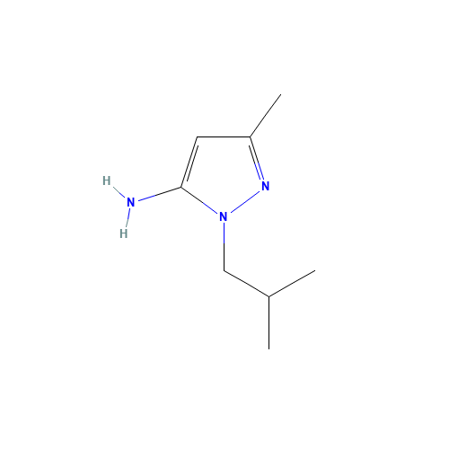 5-methyl-2-(2-methylpropyl)pyrazol-3-amine (CAS: 3524-36-5) - Related Chemical Product