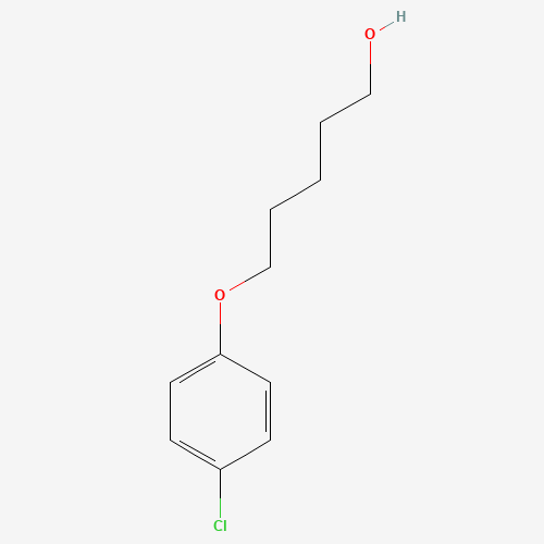 5-(4-chlorophenoxy)pentan-1-ol (CAS: 60222-71-1) - Chemical Structure and Molecular Formula 