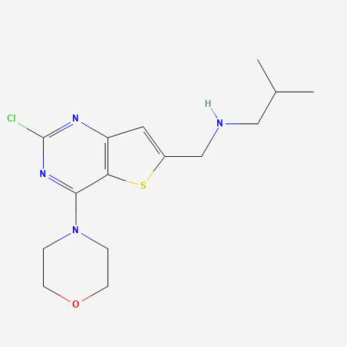 N-[(2-chloro-4-morpholin-4-ylthieno[3,2-d]pyrimidin-6-yl)methyl]-2-methylpropan-1-amine (CAS: 1235450-64-2) - Related Chemical Product