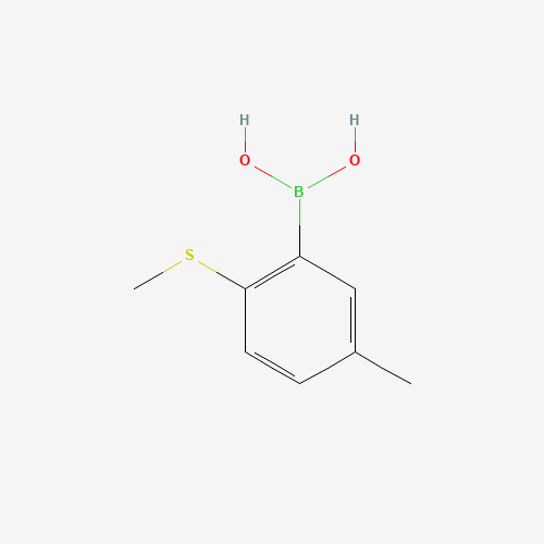(5-methyl-2-methylsulfanylphenyl)boronic acid (CAS: 1259443-48-5) - Related Chemical Product