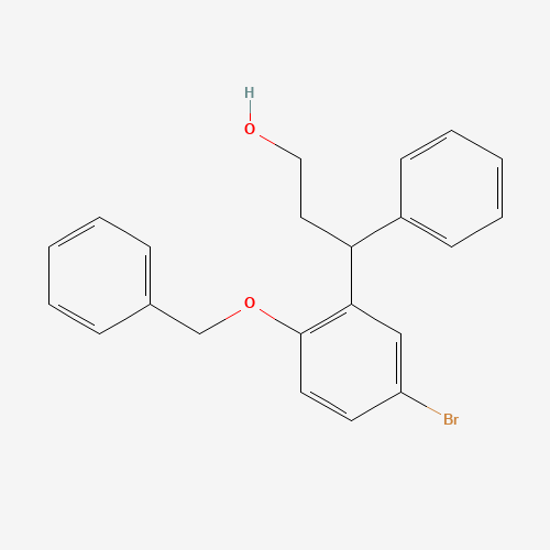 3-(5-bromo-2-phenylmethoxyphenyl)-3-phenylpropan-1-ol (CAS: 156755-25-8) - Related Chemical Product