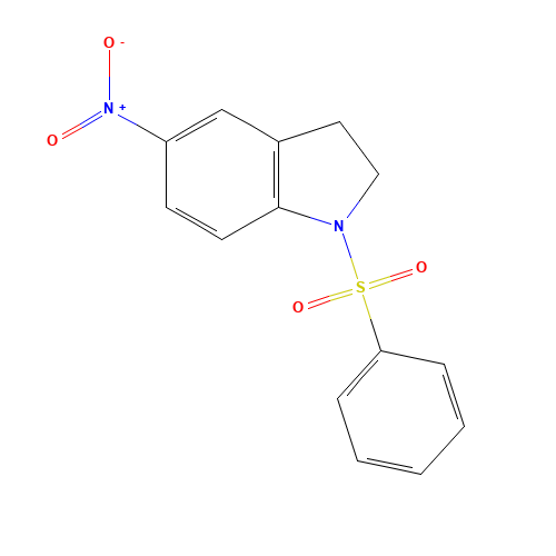 1-(benzenesulfonyl)-5-nitro-2,3-dihydroindole (CAS: 519056-50-9) - Related Chemical Product
