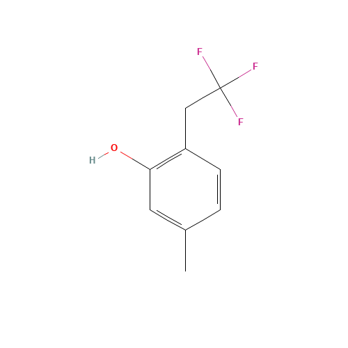 5-methyl-2-(2,2,2-trifluoroethyl)phenol (CAS: 935534-22-8) - Related Chemical Product