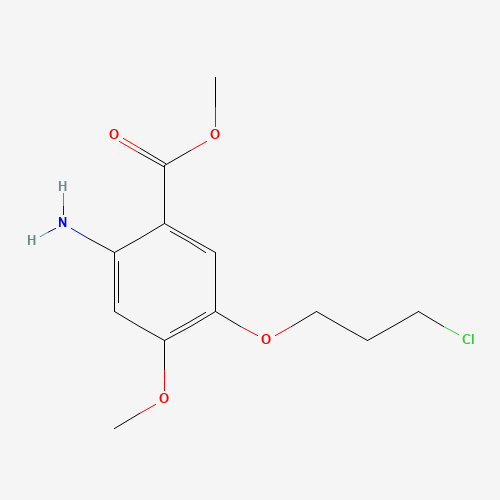 methyl 2-amino-5-(3-chloropropoxy)-4-methoxybenzoate (CAS: 380844-26-8) - Related Chemical Product