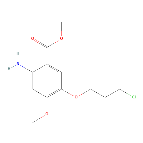 methyl 2-amino-5-(3-chloropropoxy)-4-methoxybenzoate (CAS: 380844-26-8) - Related Chemical Product