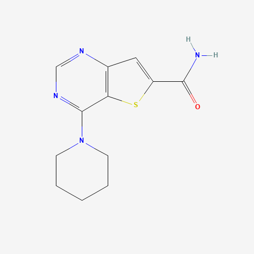 4-piperidin-1-ylthieno[3,2-d]pyrimidine-6-carboxamide (CAS: 1431411-45-8) - Related Chemical Product