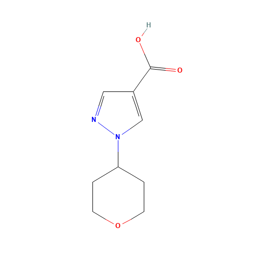 1-(oxan-4-yl)pyrazole-4-carboxylic acid (CAS: 1340372-11-3) - Related Chemical Product