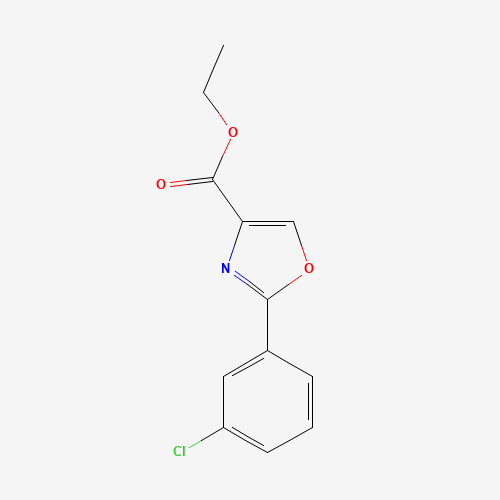 ethyl 2-(3-chlorophenyl)-1,3-oxazole-4-carboxylate (CAS: 132089-43-1) - Related Chemical Product