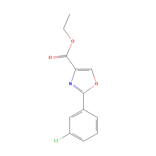 ethyl 2-(3-chlorophenyl)-1,3-oxazole-4-carboxylate (CAS: 132089-43-1) - Related Chemical Product