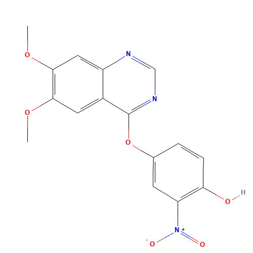 4-(6,7-dimethoxyquinazolin-4-yl)oxy-2-nitrophenol (CAS: 952490-73-2) - Related Chemical Product