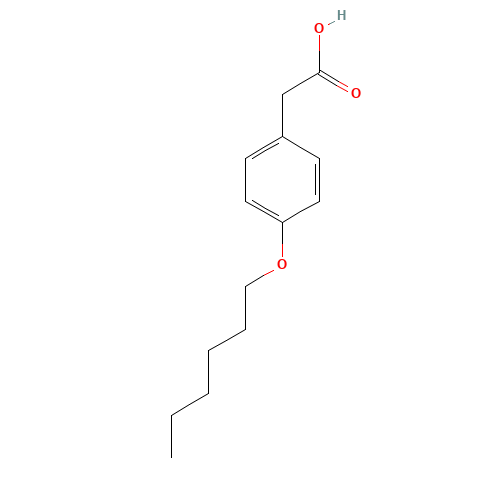 2-(4-hexoxyphenyl)acetic acid (CAS: 60003-46-5) - Related Chemical Product