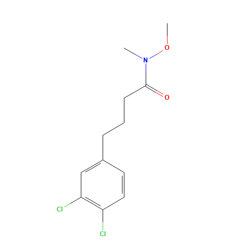4-(3,4-dichlorophenyl)-N-methoxy-N-methylbutanamide (CAS: 1389551-93-2) - Related Chemical Product