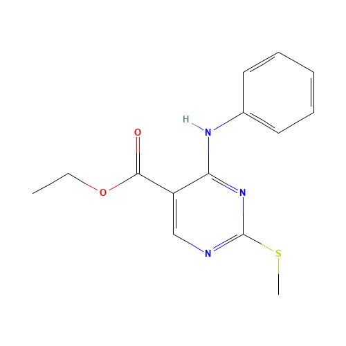 ethyl 4-anilino-2-methylsulfanylpyrimidine-5-carboxylate (CAS: 106475-47-2) - Related Chemical Product