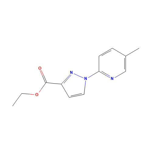 ethyl 1-(5-methylpyridin-2-yl)pyrazole-3-carboxylate (CAS: 1429309-43-2) - Related Chemical Product