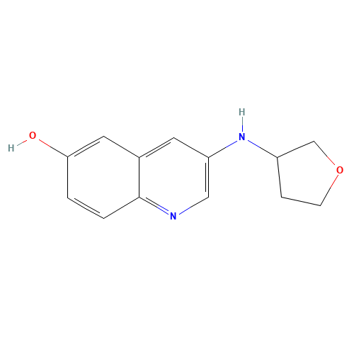 3-(oxolan-3-ylamino)quinolin-6-ol (CAS: 1427474-45-0) - Related Chemical Product