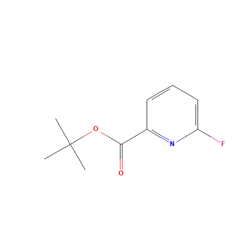 tert-butyl 6-fluoropyridine-2-carboxylate (CAS: 1053656-65-7) - Chemical Structure and Molecular Formula 