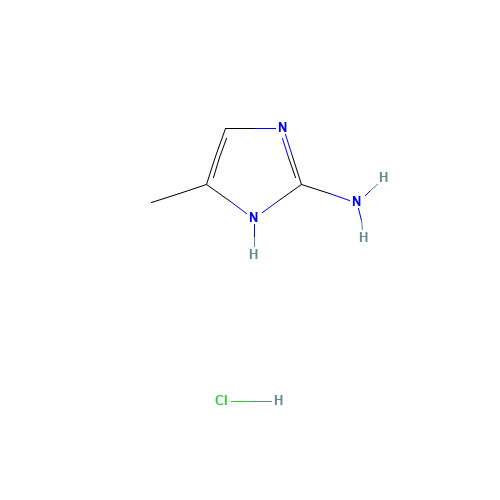 5-methyl-1H-imidazol-2-amine;hydrochloride (CAS: 6775-38-8) - Chemical Structure and Molecular Formula 