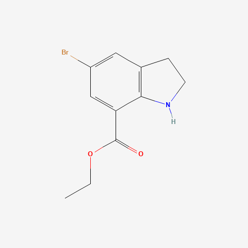 ethyl 5-bromo-2,3-dihydro-1H-indole-7-carboxylate (CAS: 1065181-56-7) - Related Chemical Product