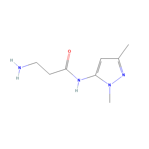 3-amino-N-(2,5-dimethylpyrazol-3-yl)propanamide (CAS: 1000381-70-3) - Related Chemical Product