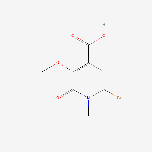 6-bromo-3-methoxy-1-methyl-2-oxopyridine-4-carboxylic acid (CAS: 1429204-41-0) - Related Chemical Product