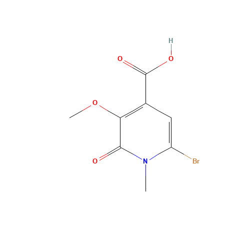 6-bromo-3-methoxy-1-methyl-2-oxopyridine-4-carboxylic acid (CAS: 1429204-41-0) - Related Chemical Product